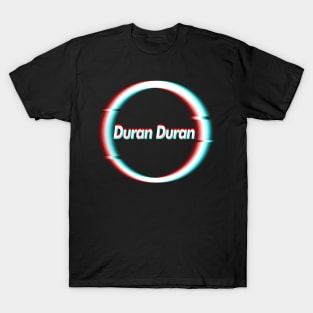 Glitch art - Duran Duran T-Shirt